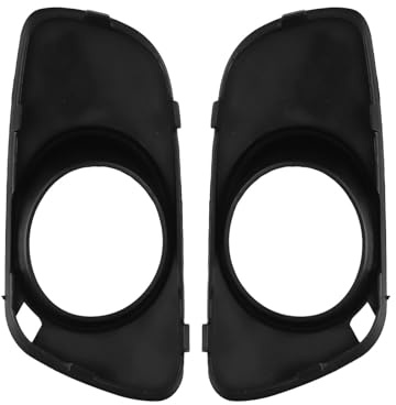 JoyousMall Nebelscheinwerfer-Abdeckrahmen für Smart für Fortwo 451 2007-2014, ABS-Kunststoff, Frontstoßstange, Nebelscheinwerfer für Blende, linke oder rechte Seite, Schwarz