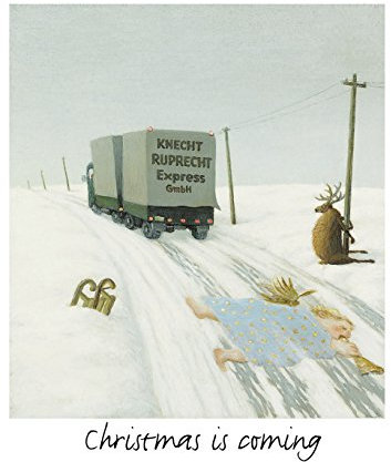 Inkognito Postkarte A6 • 5529 ''Christmas is Coming Künstler: Michael Sowa • Weihnachten