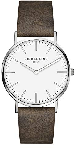 Liebeskind Damen Uhr, Modern, Dunkelbraun, 34 mm