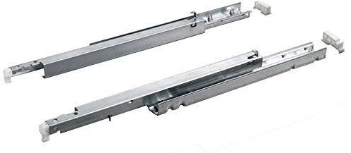 SALICE Coulisse sous tablette - Longueur : 450 mm - Charge : 30 kg - Acier inoxydable