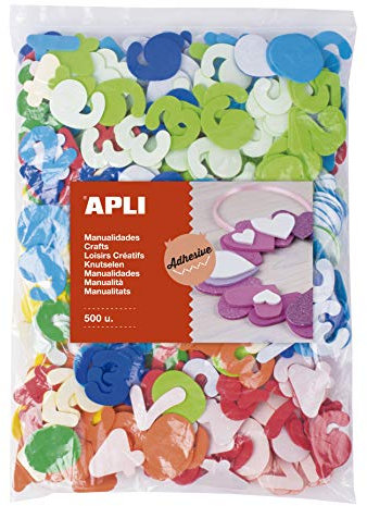 APLI – Borsa forme adesive EVA 500 Uds assortiti