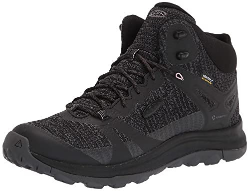 KEEN Damen Terradora 2 Mid Waterproof Wanderstiefel, Black/Magnet, 39 EU