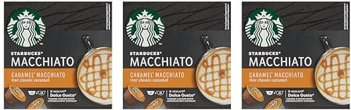 Starbucks by Nescafe Dolce Gusto Caramel Macchiato Coffee Pods (Pack of 3)