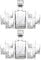 Bormioli Rocco Selecta - Set da whisky - Confezione doppia - Ogni scatola include un decanter da 1 l e set di 6 bicchieri da whisky da 285 ml - Made in Italy