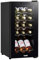 Dellonda Baridi 15 Bottle Wine Cooler Fridge with Digital Touch Screen Controls & LED Light, Black - DH5