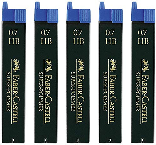 Faber Castell SUPER-POLYMER Feinminen 0.7HB (5x, 0.7HB)