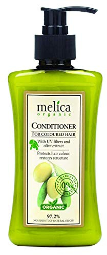 MELICA ORGANIC Balsamo per capelli tinti con filtri UV ed estratto di oliva