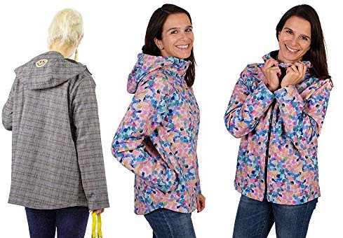 Papierschnittmuster, Schnittmuster Jacke, Gr. 158 bis Damengr. 46 / Regenjacke/Softshelljacke