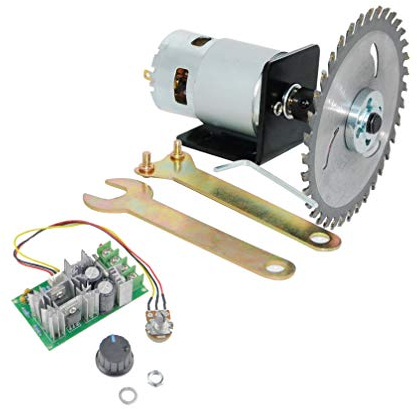 CHANCS motore 775 DC Saw circolare DC 775 Saw Mini motore elettrico DC 12V/24V Velocità 10000RPM/20000RPM con 10A PWM DC Motor Speed Controller