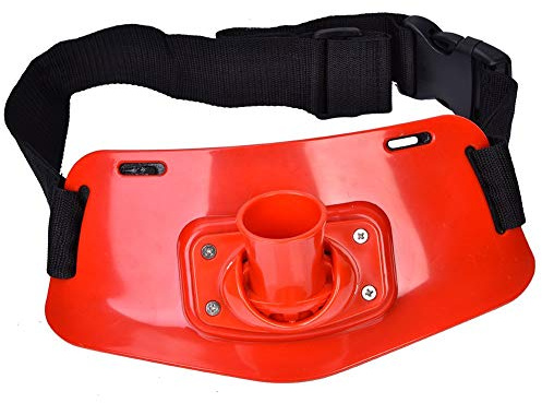 Verstellbarer Angelriemenhalter, Taillengürtel für Boot und Rock | Verstärkte ABS-Frontplatte, 90 Grad drehbar, 7-mm-Schwammkissen