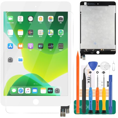 Per IPad Mini 5 7.9 Sostituzione Dello Schermo 2019 A2126 A2124 A2133 Display LCD Touch Screen Digitizer Assembly Pannello di Vetro Matrice Parti di Riparazione Kit (bianco)
