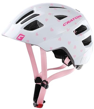 Cratoni Maxster Fahrradhelm Herz/Rosa Glänzend XS/S