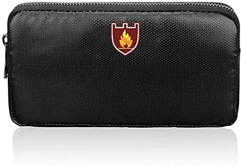 LNJ Feuerfeste Geldtasche - Geldkassette/Dokumententasche - Feuer- Und Wasserdicht Sichere Geldscheintasche - Silikonbeschichtete Feuerfeste Tasche Für Ordner, Schmuck Und Reisepass