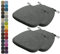 Kimgull 4er Set Stuhlkissen mit Bändern Bequeme Waschbare Rutschfestes Sitzkissen Ideal für zu Hause und Gartendekoration, viele Farben und Größen zur Auswahl (43x40x5CM Dunkelgrau)