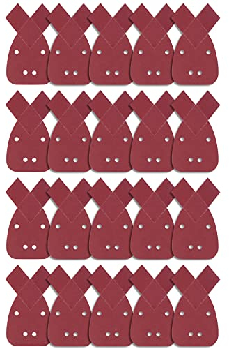 SIQUK 20 Piezas Hojas de Lija Mouse Papel de Lija Triangular 240 Grano Hojas de Papel Lijadora para Black and Decker Detail Palm Sander