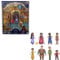 Mattel Disney Wish, Asha et la bonne étoile - Coffret Wish 8 Mini-Poupées Articulées Les Ados Et 1 Figurine Star, Mini-Poupées Asha, Dahlia, Dario, Safi, Bazeema, Et Simon Inclus, dès 3 Ans, HPX36