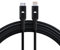Mous - USB C to Lightning Charging Cable, Nylon Braided Fast Charging for 14/13/12/11 XS XR X 8, iPad, AirPod - 3m - Black