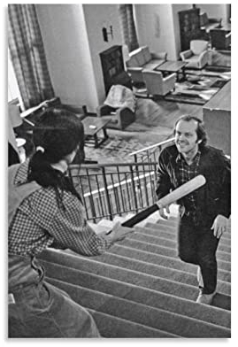HAUHAU The Shining Movie Poster (9) Poster Kunst Wandbild Leinwand Poster Moderne Schlafzimmer Dekor 20 x 30 cm
