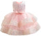 Miipat Baby Mädchen Kleid Prinzessin Tüll Pailletten Partykleid Ärmellos Tutu Blumenmädchenkleider für Geburtstag Hochzeit Rosa 80 12-18 Monate