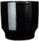 Mica Decorations Pot de Fleurs Diaz - 31x31x32 cm - Terre Cuite - Noir