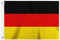 Flagolden Deutschland-Flagge, 30,5 x 45,7 cm, für Boot, lebendige Farben, kleine deutsche Flaggen mit 2 Messingösen, nautisch