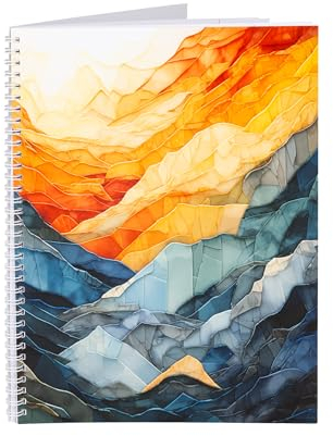 druck.de Collegeblock – 5 Stück – DIN A4 – 80 Blatt – 80g Volumenpapier – gelocht – Spiralbindung weiß – Korrekturrand – perforiert – Spiral Notizblock (Studenten, Kariert)