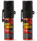 2 Stück Pfefferspray PROTECT Anti-Dog Breitstrahl 15ml KO Spray mit seitlichem Clip Abwehrspray zur Selbstverteidigung Reizstoffspray extra stark (2X 15ml Breitstrahl)