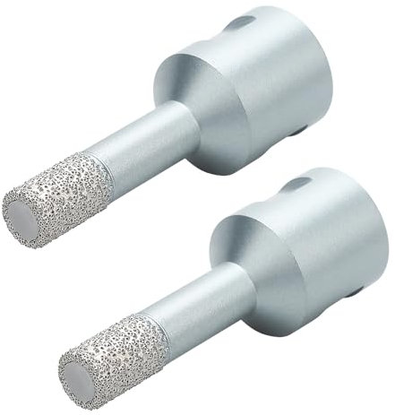 hsawbit 2 brocas de diamante de 10 mm para azulejos de porcelana, cortadores de azulejos para azulejos de cerámica, vidrio, granito, mármol con rosca M14