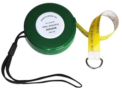 Maßband für Durchmesser - Rundbandmaß, Maßband für Rohre, Messwerkzeug für Rohrband, Taschenbandmaß für Baum, Maßband