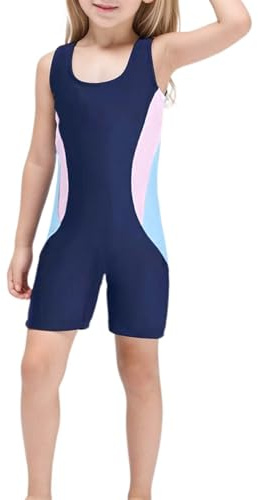 Maillot De Bain 1 Piece Shorty Fille 5-14 Ans Maillot De Bain Enfant Fille Ventre Plat Gainage Monokini Chic Pas Cher étudiant Natation Piscine Sport Plage Surf Plongée