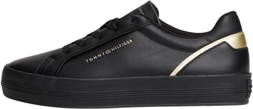 Tommy Hilfiger Baskets Vulcanisées Femme Foxing en Cuir