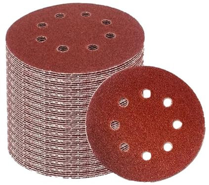 Trou 125 mm Papier abrasif Travail du bois Disque de ponçage en métal Outils de polissage abrasifs 40/1000/2000 Grain 3000, 20pcs