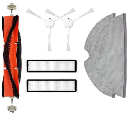 MEXWLOP For Xiaomi, for Dreame, D9 Accesorios Repuestos Xiomi MI, for Dreame, D9 MAX Robot Aspirador Reemplazo Cepillo Filtro Paño de fregona Kit de aspiradora Robot(FHS)
