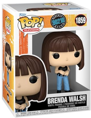 Funko POP! TV: Beverly Hills 90210 (1990) - Brenda Walsh | Offizieller Fanartikel und Merch - Vinyl Sammelfigur als Regal Deko - Geschenkidee zum Geburtstag für Fans und Sammler