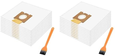 Lot De 20 Sacs D'aspirateur Non Tissés Grande Capacité, Compatibles Avec Hoover H81/H81 Pure Epa/Telios Extra.