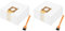 20 Sacchetti For Aspirapolvere, Compatibili Con Hoover, H81/H81 Pure EPA/Telios Extra, Sacchetti For Aspirapolvere In Tessuto Non Tessuto Ad Alta Capacità. Global