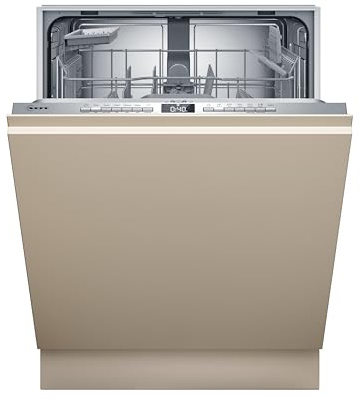 NEFF N 50 Smarter Vollintegrierter XXL Geschirrspüler 60 cm S255HTX06E | Flex I Körbe für einfaches Laden, InfoLight Punkt am Boden, Smart Start Funktion für optimale Startzeit, Aqua Stop