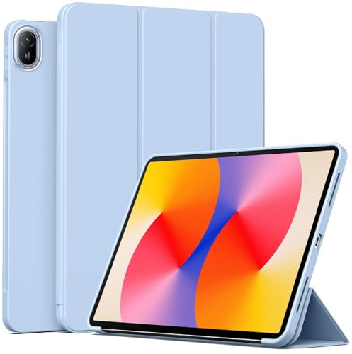 QJONSIU Funda Compatible con Huawei MatePad 11.5 2025, Función de Soporte, Antiarañazos Protectora, Inteligente Ultrafina TPU Kickstand Case-Azul Cielo