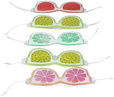 Sonew Kühlende Gel-Augenpads, Wiederverwendbare Warm- und Kaltkompressen Gegen Tränensäcke, Augenringe und Schwellungen, mit Elastischem Band Zur Entspannung der Augen und Linderu