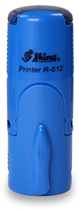 Runder Mini-Stempel Ø 12 mm - Shiny R-512 mit eigenem Motiv personalisieren - Selbstfärbender Stempel für unterwegs, ideal für Logos oder Symbole