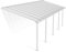 Canopia by Palram Terrassenüberdachung Alu Olympia 3X8.51 Polycarbonat Hohlkammerplatten Pergola 860 x 295 cm Weiss zur Überdachung ihrer Terrasse