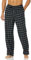 Amazon Essentials Pantalon de Pyjama Respirant en Flanelle (Disponible en Grandes Tailles et Grandes Longueurs) Homme, Gris Noir Carreaux Lainés, XXL