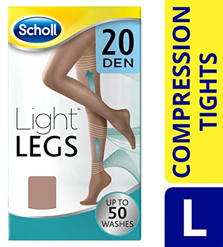 Scholl Light Legs 20 Den Nude Large Compression Tights