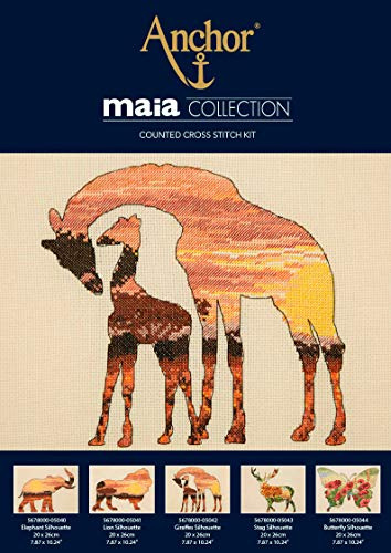Anchor 5678000-05042 Maia Collection Cross Stitch Kit, Multi-Colour, 20 cm x 26 cm