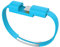 Bracelet Usb Charging Cable Data Cord Line Sync For Iphone Android Samsung S8 S9 S10 Huwei P30 C Type-c Short Usb Cabletype，Fashion decoration (Android-blue)