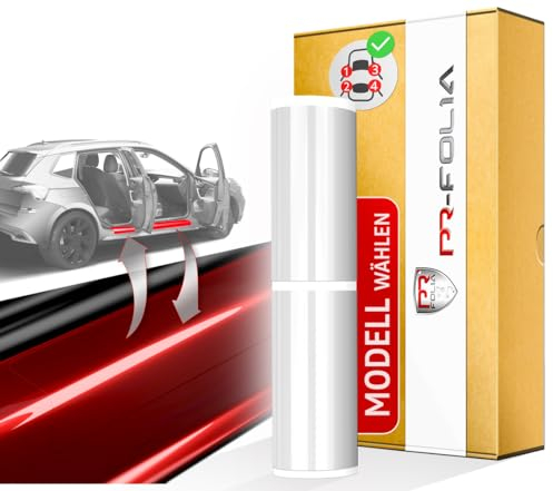 PR-Folia Auto Einstiegsleisten Schutz Set für - BMW iX3 ab Bj. 2021 - TRANSPARENT Schutzfolie Autotür Zubehör Lackschutzfolie Türschweller Zierleisten