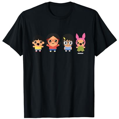 Bob’s Burgers Chibi Kawaii Linda Gene Tina and Louise T-Shirt