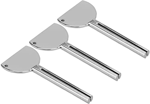 Exprimidor de 3 uds, exprimidor de llaves Delaman, exprimidor semicircular de acero inoxidable, pasta de dientes, pasta de dientes, tubo de pasta de tinte, llave de rodillo