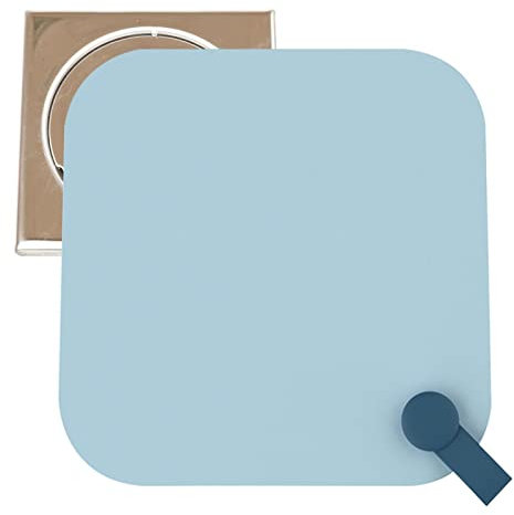 ulapithi Tapis Anti-odeurs pour Sol | Bouchon Baignoire carré en Silicone déodorant - Bouchon vidange Douche pour Baignoire, Tapis Anti-Odeur pour Siphon Sol, Tapis vidange