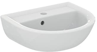 Ideal Standard E872101 EUROVIT Waschbecken im Badezimmer, Weiss
